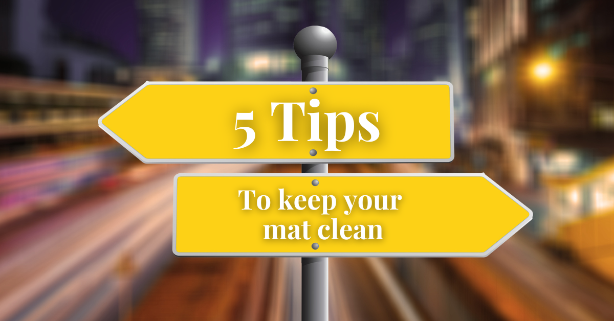 5 Tips on how to keep your entrance mat clean